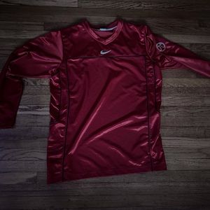 Men’s Nike longsleeve in color Red, jersey style